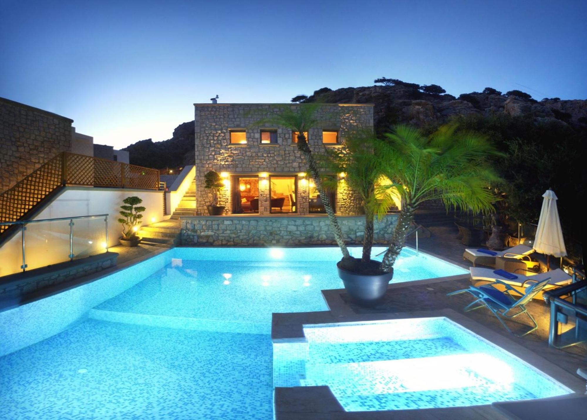 Executive Rhodes Althea 2 Bedroom With Sea Views Pefkos Vila *
